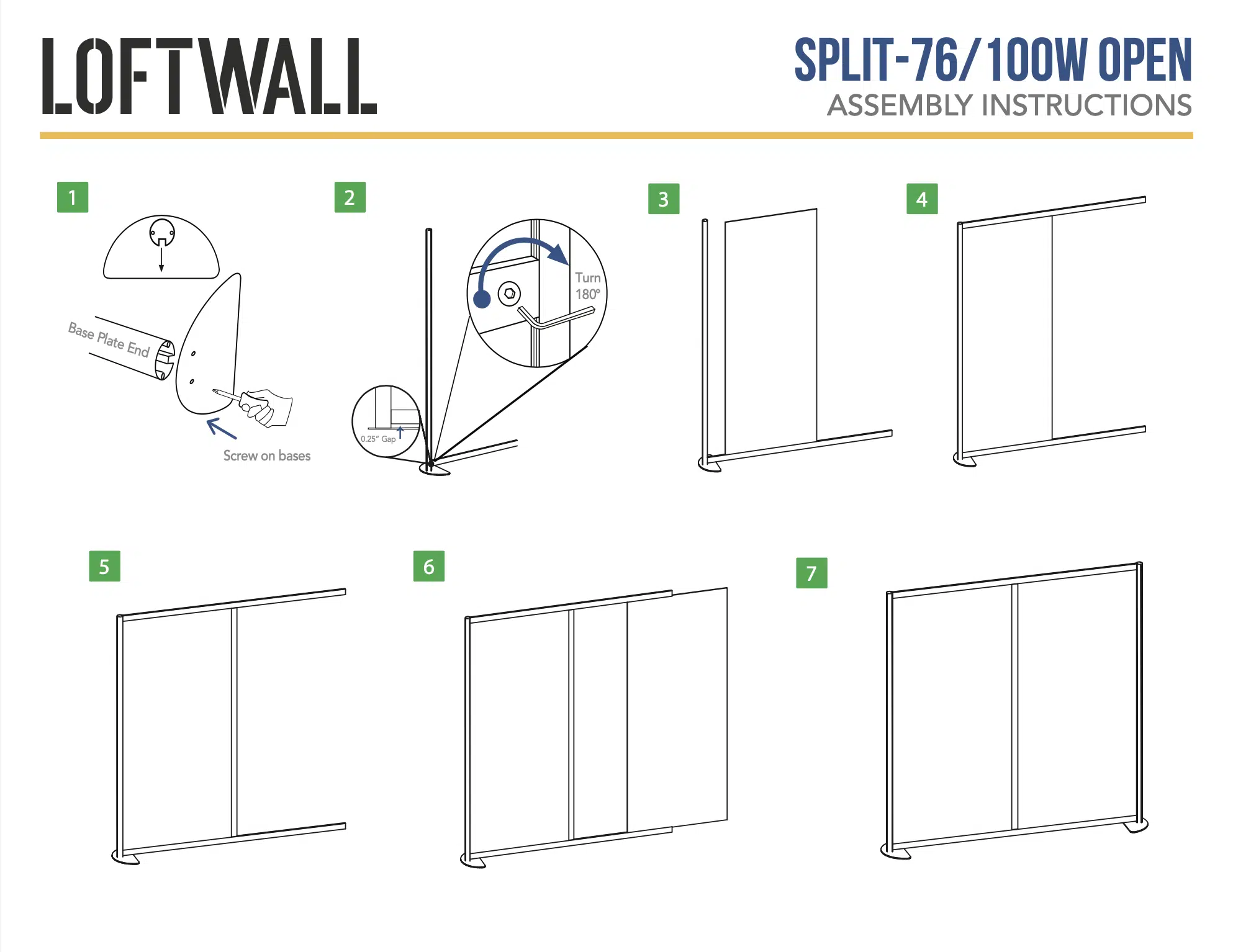 Split Assembly Instructions