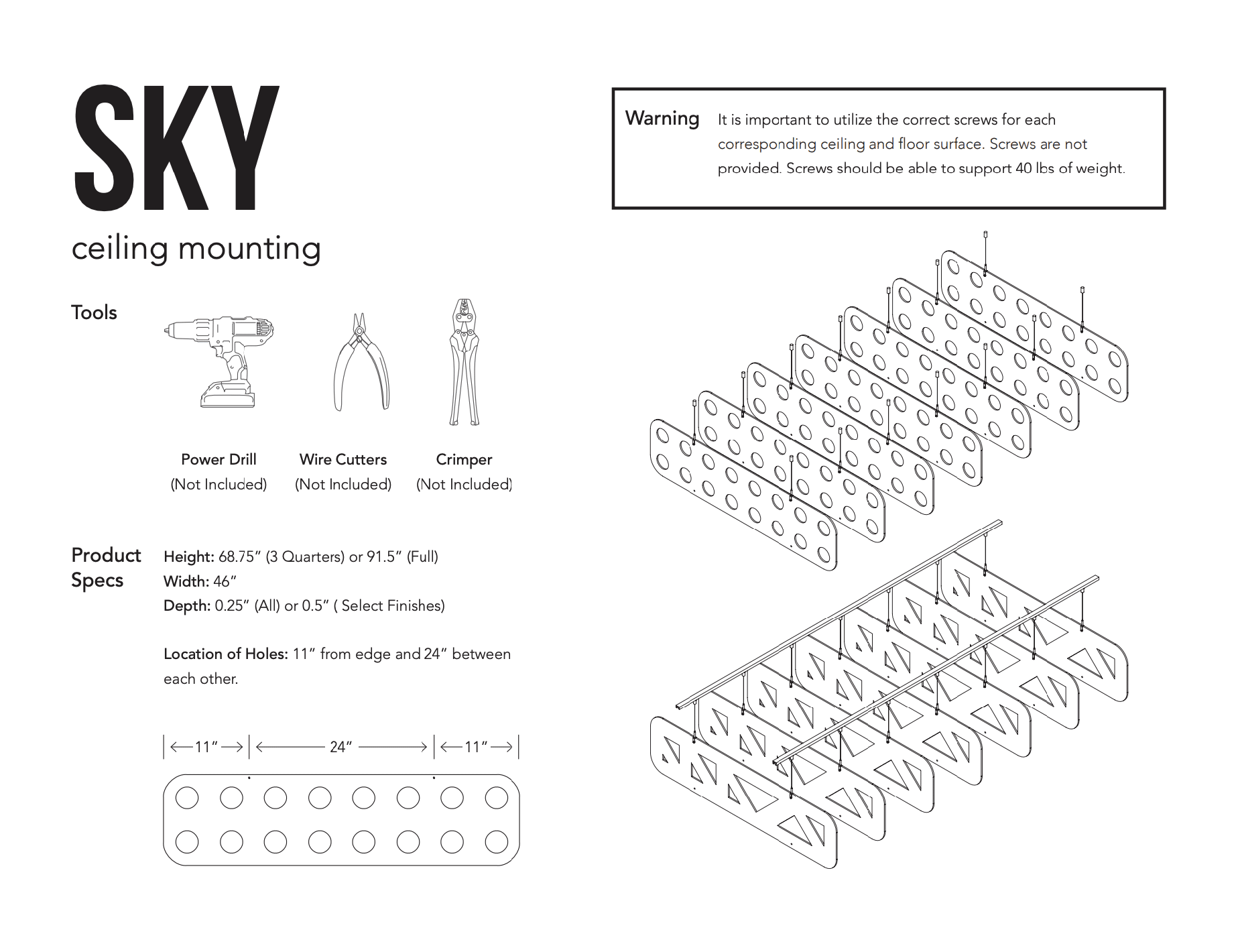 Sky Assembly Instructions