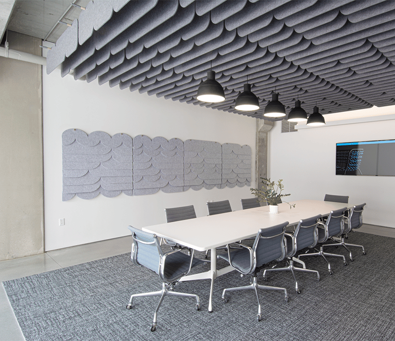 Tempo acoustic ceiling baffle system