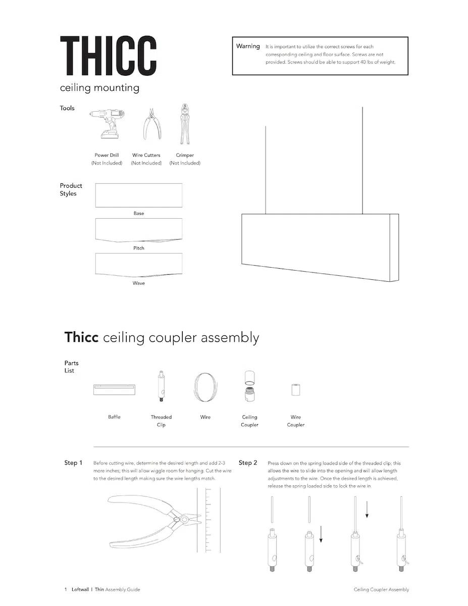 Thicc Assembly Instructions