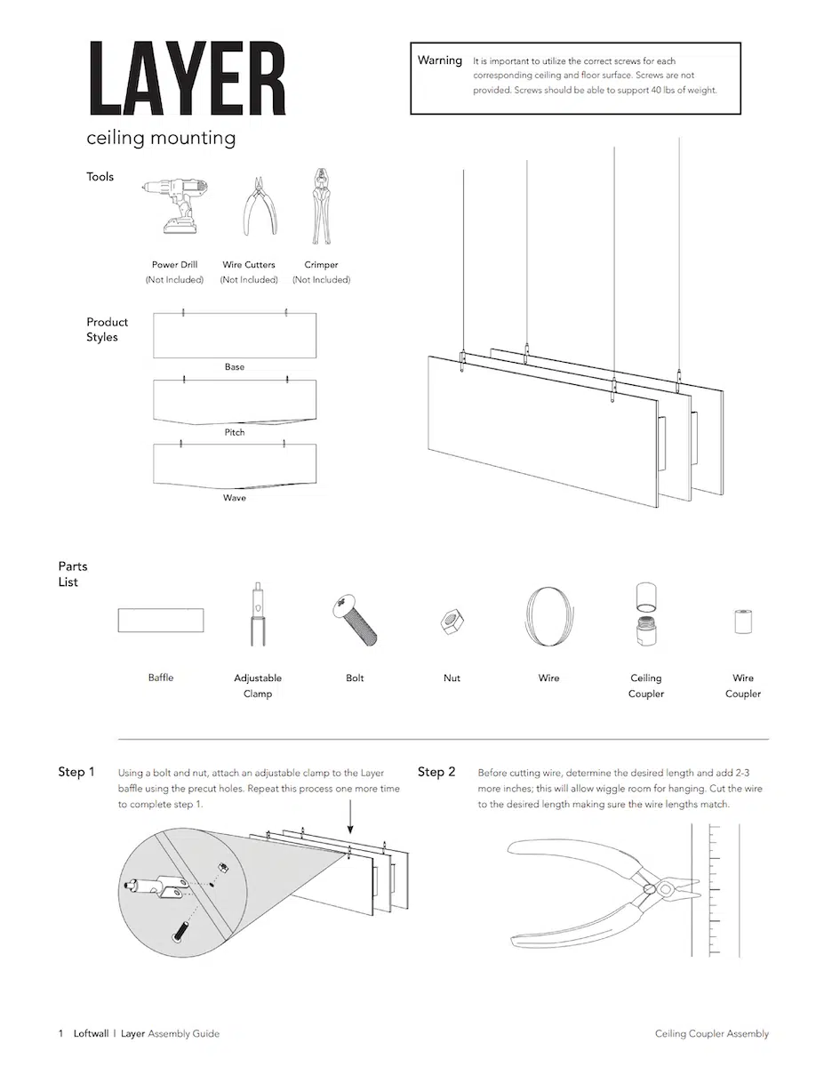 Layer Assembly Instructions