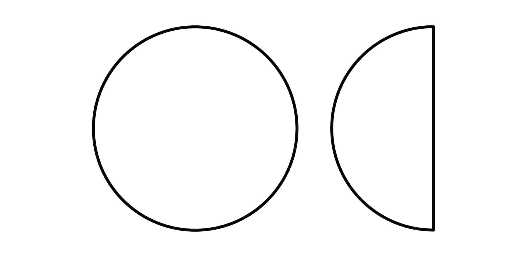 Circles & Half Circles