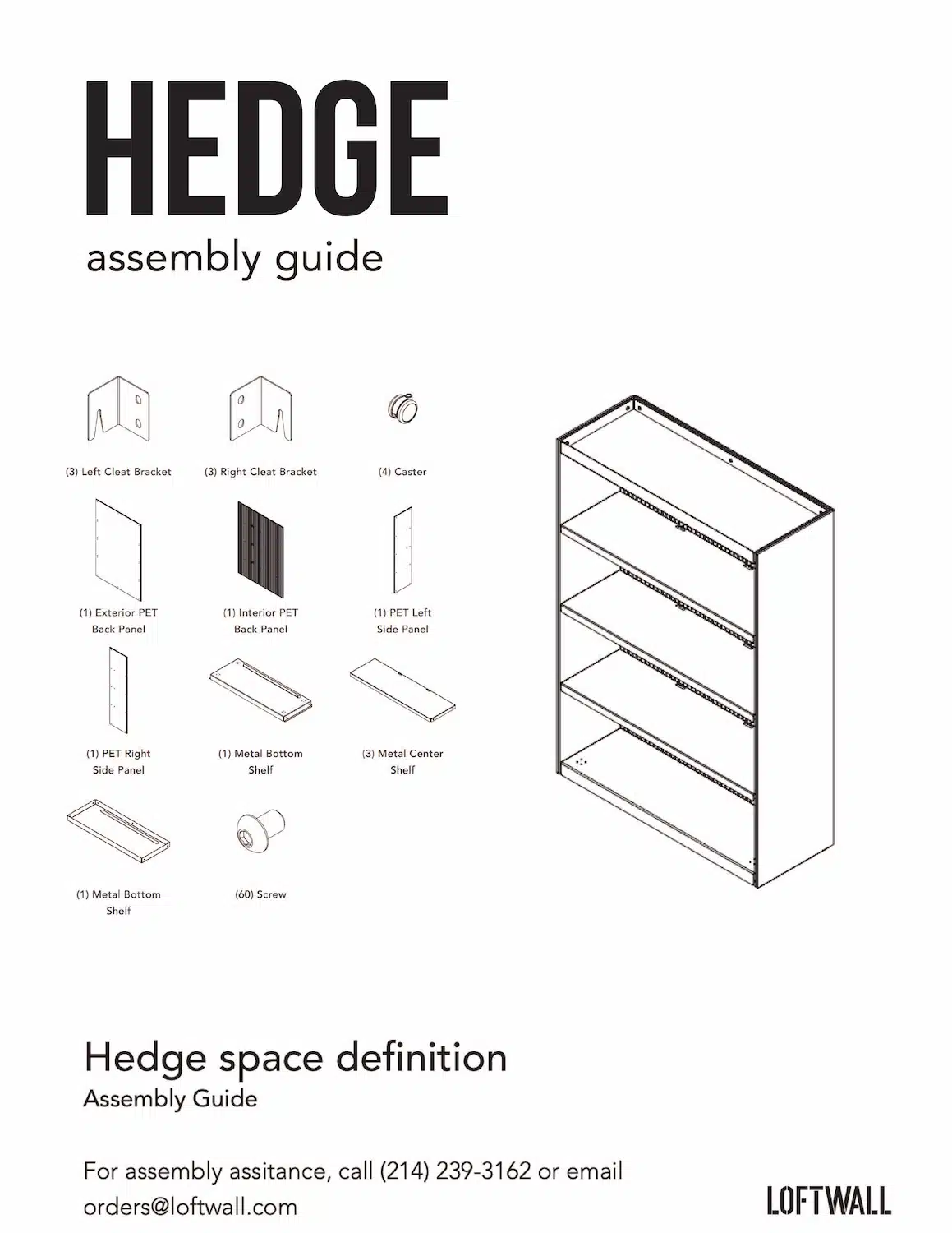 Hedge Assembly Instructions